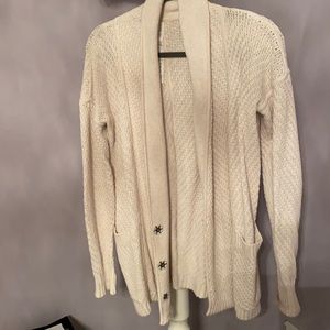 Size 4 Lululemon Cream Cardigan